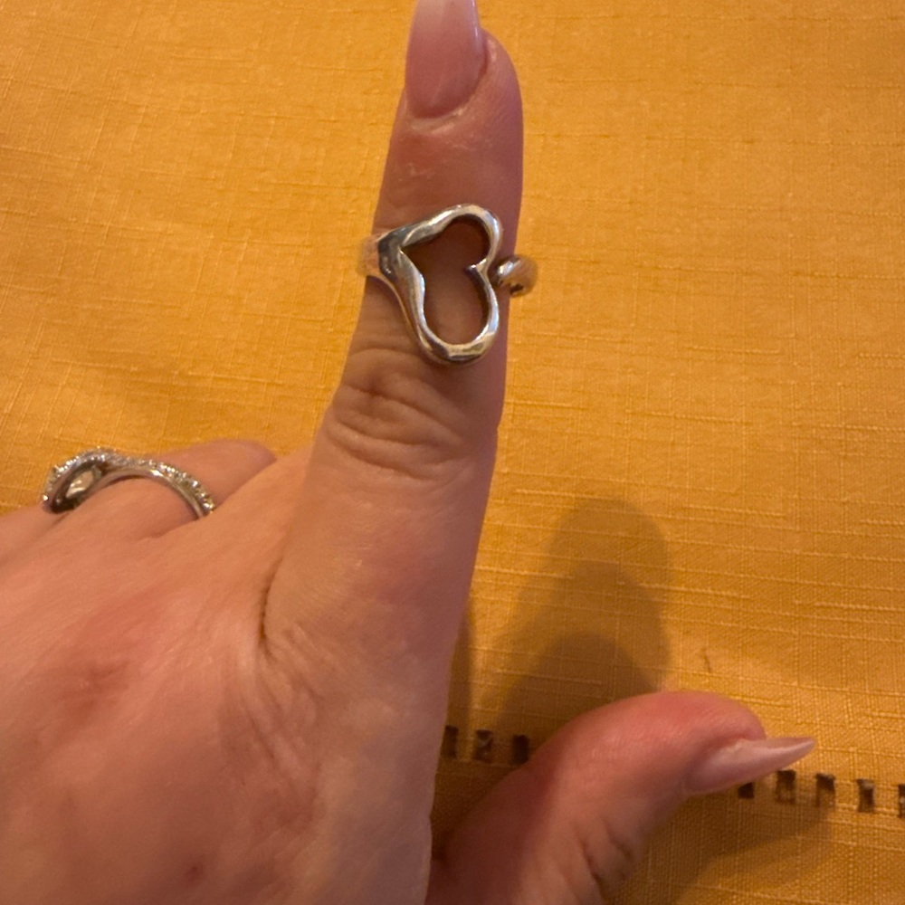 Tiffany & Co. Silver Heart Ring Elsa Peretti